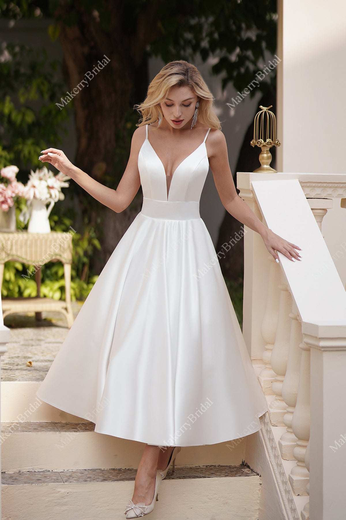 Dress wedding simple Clearance